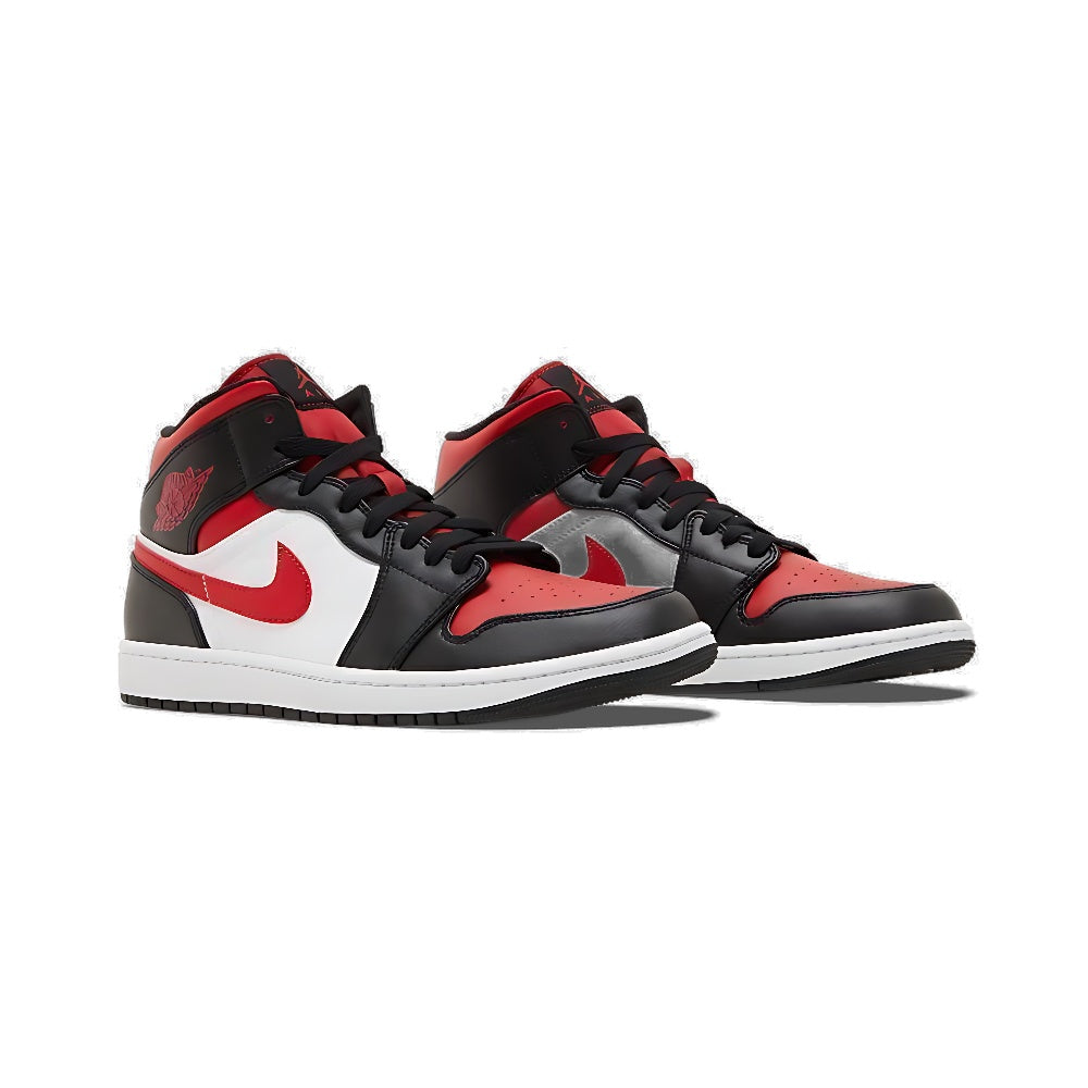 Air Jordan 1 Mid 'Bred Toe'