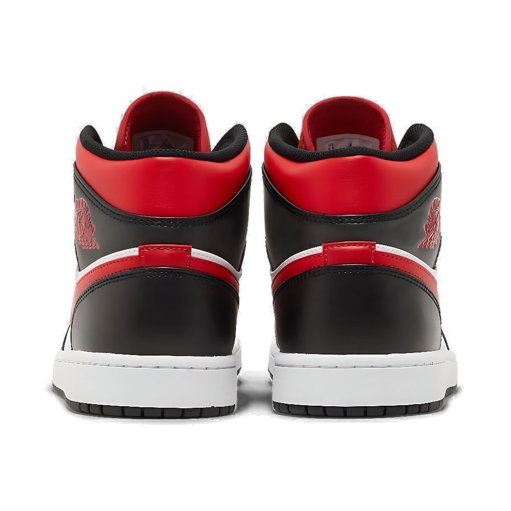 Air Jordan 1 Mid 'Bred Toe'