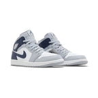 Air Jordan 1 Mid 'Wolf Grey Midnight Navy'