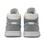 Wmns Air Jordan 1 Mid 'Wolf Grey Aluminum'
