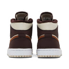 Wmns Air Jordan 1 Mid SE 'Cream Dark Chocolate'