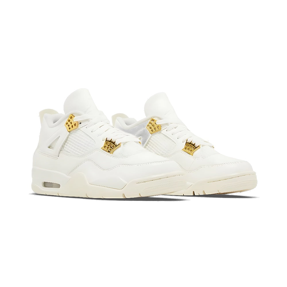 Wmns Air Jordan 4 Retro 'Metallic Gold'