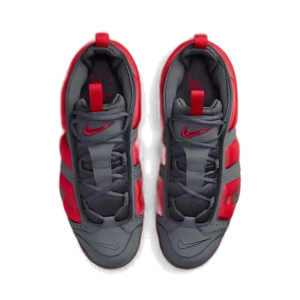 Air More Uptempo Low 'Dark Grey Light Crimson'