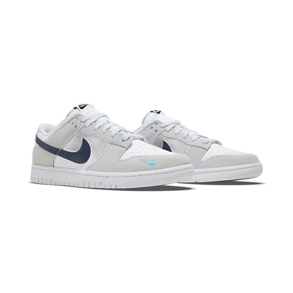 Nike Dunk Low 'Mini Swoosh - Football Grey Midnight Navy'