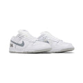 Nike Supreme x Dunk Low SB 'White Metallic Silver'