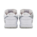 Nike Supreme x Dunk Low SB 'White Metallic Silver'