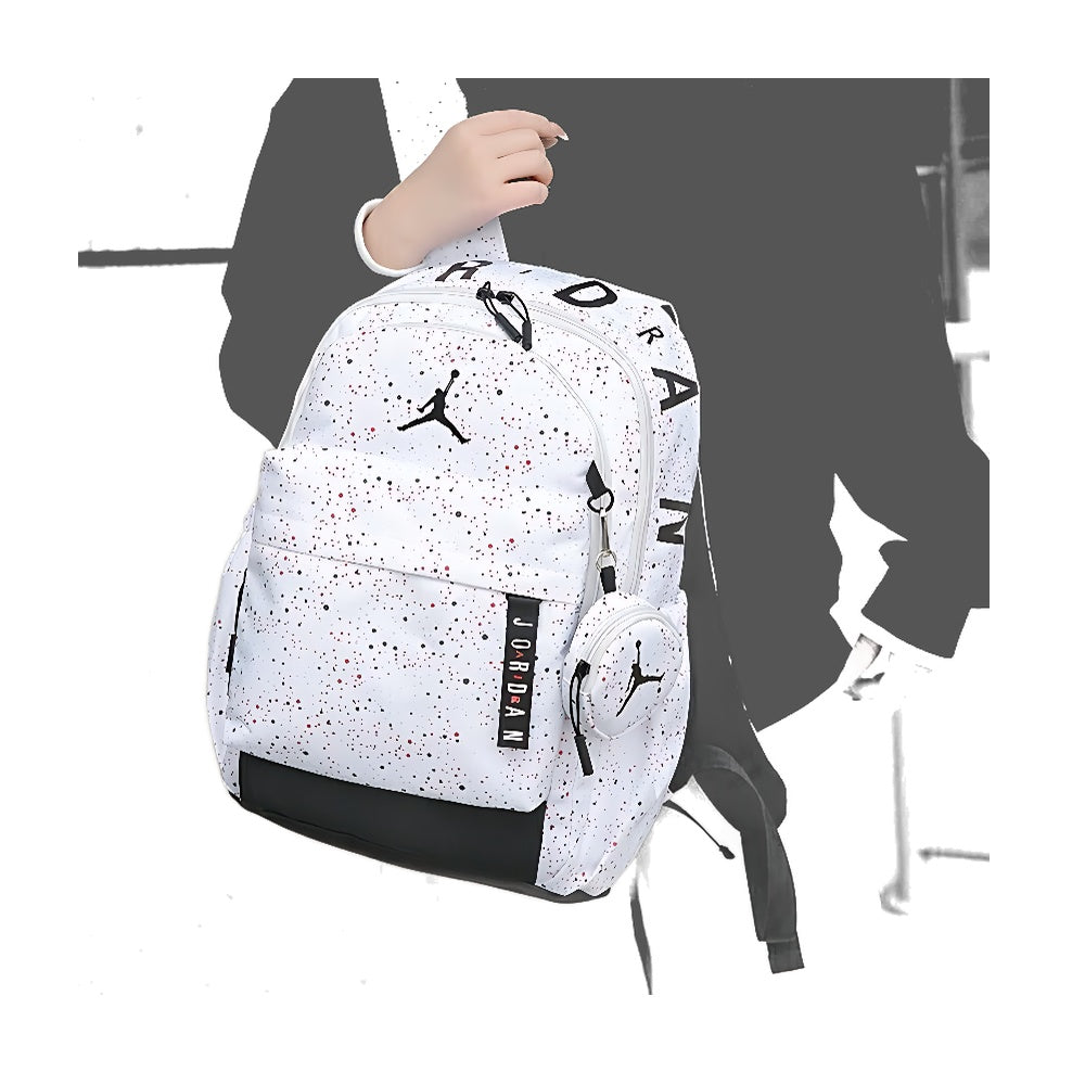 Mochila AIR JORDAN school white color
