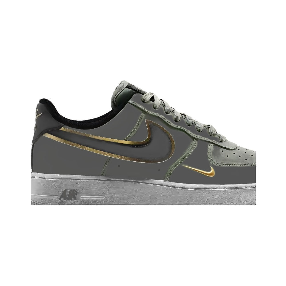 Tênis Air Force 1 '07 LV8 'Metallic Swoosh Pack - Oil Green'