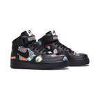 Tênis Supreme x NBA x Air Force 1 Mid 07 'Black'