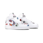 Tênis Supreme x NBA x Air Force 1 Mid 07 'White'