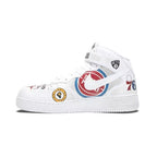 Tênis Supreme x NBA x Air Force 1 Mid 07 'White'